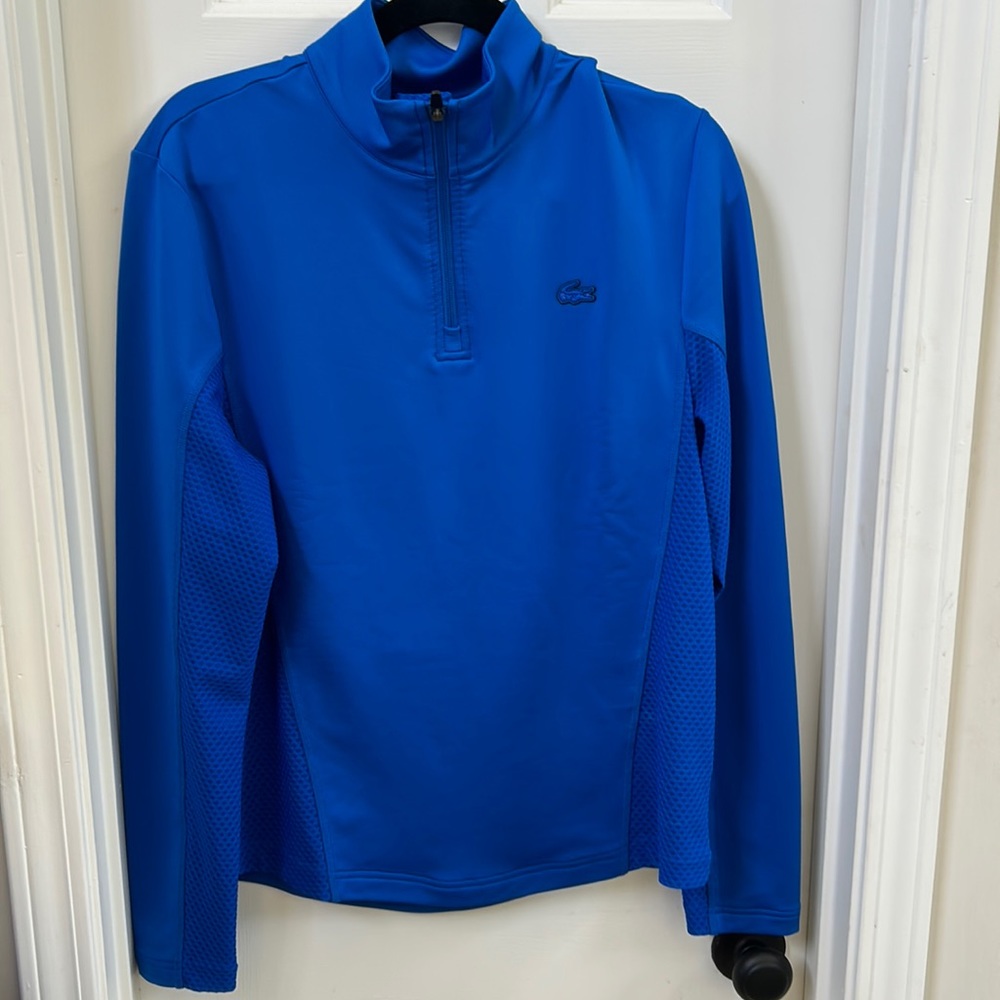 Men’s blue half zip